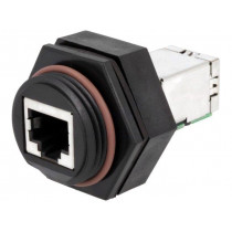 130055-0001; Coupler; RJ45; RJ-Lnxx; PIN: 8; shielded; Layout: 8p8c; IP67; MOLEX