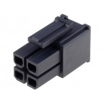 170001-0104; Plug; wire-board; female; Mega-Fit; 5.7mm; PIN: 4; Layout: 2x2; 23A; MOLEX