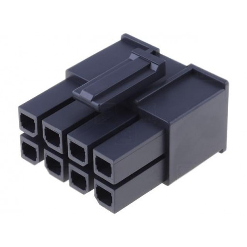 170001-0108; Plug; wire-board; female; Mega-Fit; 5.7mm; PIN: 8; Layout: 2x4; 23A; MOLEX