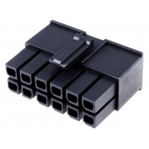 170001-0112; Plug; wire-board; female; Mega-Fit; 5.7mm; PIN: 12; Layout: 2x6; 23A; MOLEX
