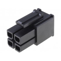 171692-0104; Plug; wire-board; female; Mega-Fit; 5.7mm; PIN: 4; Layout: 2x2; 23A; MOLEX