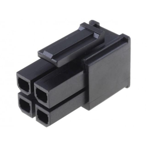 171692-0104; Plug; wire-board; female; Mega-Fit; 5.7mm; PIN: 4; Layout: 2x2; 23A; MOLEX