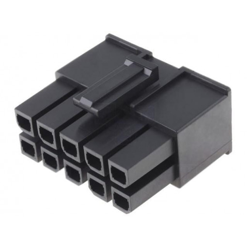 171692-0110; Plug; wire-board; female; Mega-Fit; 5.7mm; PIN: 10; Layout: 2x5; 23A; MOLEX