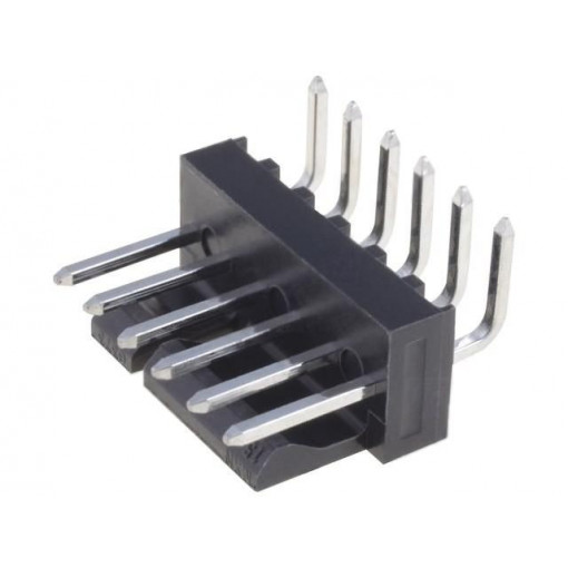 171857-0006; Socket; wire-board; male; KK 254; 2.54mm; PIN: 6; THT; tinned; MOLEX