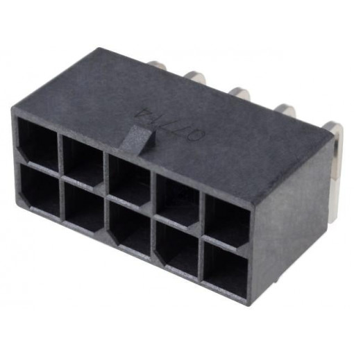 172064-0010; Socket; wire-board; male; Mega-Fit; 5.7mm; PIN: 10; Layout: 2x5; 23A; MOLEX