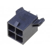 172065-0004; Socket; wire-board; male; Mega-Fit; 5.7mm; PIN: 4; Layout: 2x2; 23A; MOLEX
