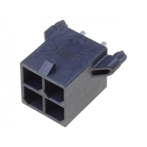 172065-0004; Socket; wire-board; male; Mega-Fit; 5.7mm; PIN: 4; Layout: 2x2; 23A; MOLEX