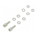 172704-0093; Threaded head screw; UNC4-40; Spanner: 4.5mm; Thread len: 7.92mm; MOLEX