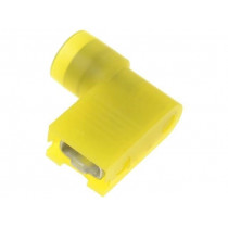 19006-0019; Terminal: flat; 6.35mm; 0.8mm; female; 3.3÷5mm2; crimped; insulated; MOLEX