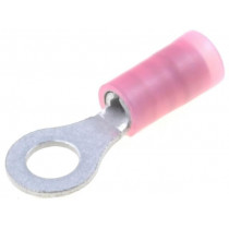 19324-0004; Ring terminal; M4; 0.5÷1mm2; insulated; tinned; copper; -55÷105°C; MOLEX