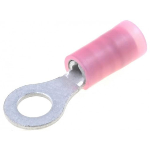 19324-0004; Ring terminal; M4; 0.5÷1mm2; insulated; tinned; copper; -55÷105°C; MOLEX