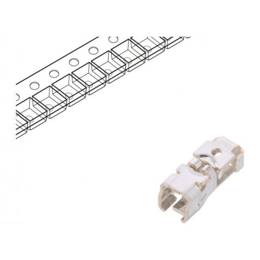 203863-8103; Connector: plug-in; Lite-Trap; ways: 1; 24AWG÷18AWG; tinned; 7A; SMT; MOLEX