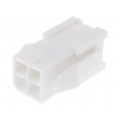 39-01-2046; Plug; wire-wire; male; Mini-Fit Jr; 4.2mm; PIN: 4; w/o contacts; MOLEX