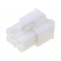 39-01-2065; Plug; wire-wire/PCB; female; Mini-Fit Jr; 4.2mm; PIN: 6; for cable; MOLEX