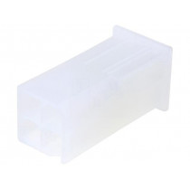 39-01-3043; Plug; wire-wire; male; Mini-Fit Jr; 4.2mm; PIN: 4; w/o contacts; MOLEX