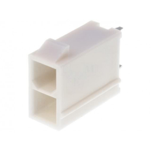 39-28-8020; Socket; wire-board; male; Mini-Fit Jr; 4.2mm; PIN: 2; THT; PCB snap; MOLEX