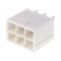 39-28-8060; Socket; wire-board; male; Mini-Fit Jr; 4.2mm; PIN: 6; THT; PCB snap; MOLEX 39-28-8060; Socket; wire-board; male; Mini-Fit Jr; 4.2mm; PIN: 6; THT; PCB snap; MOLEX
