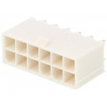 39-28-8120; Socket; wire-board; male; Mini-Fit Jr; 4.2mm; PIN: 12; THT; PCB snap; MOLEX 39-28-8120; Socket; wire-board; male; Mini-Fit Jr; 4.2mm; PIN: 12; THT; PCB snap; MOLEX