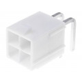 39-30-0040; Socket; wire-board; male; Mini-Fit Jr; 4.2mm; PIN: 4; THT; PCB snap; MOLEX 39-30-0040; Socket; wire-board; male; Mini-Fit Jr; 4.2mm; PIN: 4; THT; PCB snap; MOLEX