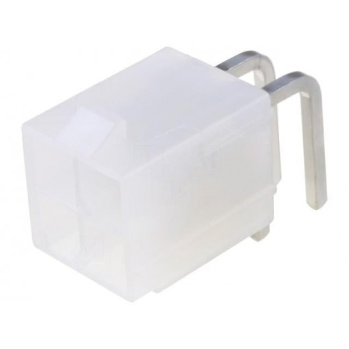 39-30-1040; Socket; wire-board; male; Mini-Fit Jr; 4.2mm; PIN: 4; THT; PCB snap; MOLEX