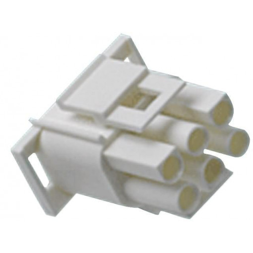 50-84-1065; Plug; wire-wire; male/female; MLX; 6.35mm; PIN: 6; Layout: 2x3; MOLEX