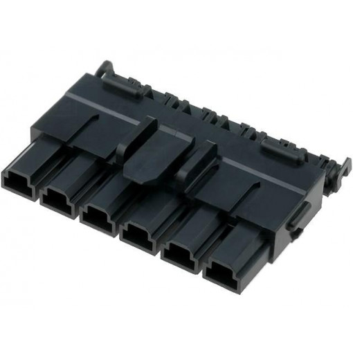 42816-0612; Plug; wire-board; female; Series: Mini-Fit Sr; 10mm; PIN: 6; 600V; MOLEX