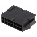 43020-1400; Plug; wire-wire; male; Micro-Fit 3.0; 3mm; PIN: 14; w/o contacts; MOLEX 43020-1400; Plug; wire-wire; male; Micro-Fit 3.0; 3mm; PIN: 14; w/o contacts; MOLEX
