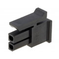 43025-0200; Plug; wire-board; female; Micro-Fit 3.0; 3mm; PIN: 2; w/o contacts; MOLEX 43025-0200; Plug; wire-board; female; Micro-Fit 3.0; 3mm; PIN: 2; w/o contacts; MOLEX