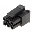 43025-0600; Plug; wire-board; female; Micro-Fit 3.0; 3mm; PIN: 6; w/o contacts; MOLEX 43025-0600; Plug; wire-board; female; Micro-Fit 3.0; 3mm; PIN: 6; w/o contacts; MOLEX