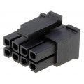 43025-0800; Plug; wire-board; female; Micro-Fit 3.0; 3mm; PIN: 8; w/o contacts; MOLEX 43025-0800; Plug; wire-board; female; Micro-Fit 3.0; 3mm; PIN: 8; w/o contacts; MOLEX