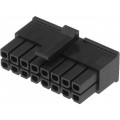 43025-1400; Plug; wire-board; female; Micro-Fit 3.0; 3mm; PIN: 14; w/o contacts; MOLEX 43025-1400; Plug; wire-board; female; Micro-Fit 3.0; 3mm; PIN: 14; w/o contacts; MOLEX