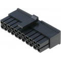 43025-2200; Plug; wire-board; female; Micro-Fit 3.0; 3mm; PIN: 22; w/o contacts; MOLEX 43025-2200; Plug; wire-board; female; Micro-Fit 3.0; 3mm; PIN: 22; w/o contacts; MOLEX
