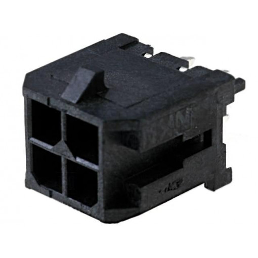 43045-0412; Socket; wire-board; male; Micro-Fit 3.0; 3mm; PIN: 4; THT; 5A; tinned; MOLEX