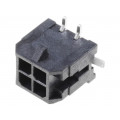 43045-0418; Socket; wire-board; male; Micro-Fit 3.0; 3mm; PIN: 4; SMT; 5A; tinned; MOLEX