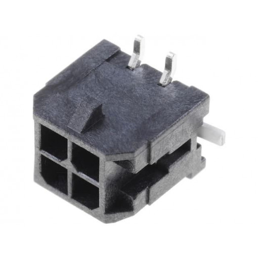43045-0418; Socket; wire-board; male; Micro-Fit 3.0; 3mm; PIN: 4; SMT; 5A; tinned; MOLEX