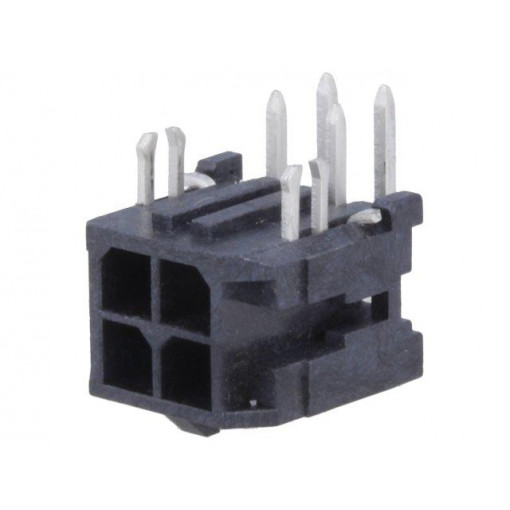 43045-0422; Socket; wire-board; male; Micro-Fit 3.0; 3mm; PIN: 4; THT; 5A; 600V; MOLEX