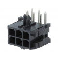 43045-0601; Socket; wire-board; male; Micro-Fit 3.0; 3mm; PIN: 6; THT; 5A; 600V; MOLEX