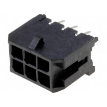 43045-0612; Socket; wire-board; male; Micro-Fit 3.0; 3mm; PIN: 6; THT; 5A; tinned; MOLEX