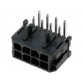 43045-0800; Socket; wire-board; male; Micro-Fit 3.0; 3mm; PIN: 8; THT; 5A; tinned; MOLEX