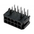 43045-1000; Socket; wire-board; male; Micro-Fit 3.0; 3mm; PIN: 10; THT; 5A; 600V; MOLEX