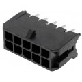 43045-1012; Socket; wire-board; male; Micro-Fit 3.0; 3mm; PIN: 10; THT; 5A; 600V; MOLEX