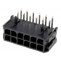 43045-1200; Socket; wire-board; male; Micro-Fit 3.0; 3mm; PIN: 12; THT; 5A; 600V; MOLEX