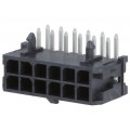 43045-1201; Socket; wire-board; male; Micro-Fit 3.0; 3mm; PIN: 12; THT; 5A; 600V; MOLEX