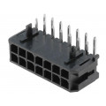 43045-1400; Socket; wire-board; male; Micro-Fit 3.0; 3mm; PIN: 14; THT; 5A; 600V; MOLEX