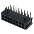 43045-1600; Socket; wire-board; male; Micro-Fit 3.0; 3mm; PIN: 16; THT; 5A; 600V; MOLEX 43045-1600; Socket; wire-board; male; Micro-Fit 3.0; 3mm; PIN: 16; THT; 5A; 600V; MOLEX