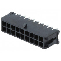 43045-1812; Socket; wire-board; male; Micro-Fit 3.0; 3mm; PIN: 18; THT; 5A; 600V; MOLEX