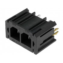 43160-2102; Connector: wire-board; SABRE; socket; male; PIN: 2; tinned; 18A; THT; MOLEX