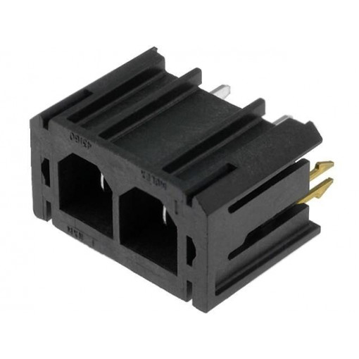 43160-2102; Connector: wire-board; SABRE; socket; male; PIN: 2; tinned; 18A; THT; MOLEX