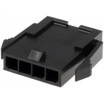 43640-0400; Plug; wire-wire; male; Micro-Fit 3.0; 3mm; PIN: 4; w/o contacts; MOLEX