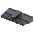 43645-1000; Plug; wire-board; female; Micro-Fit 3.0; 3mm; PIN: 10; w/o contacts; MOLEX